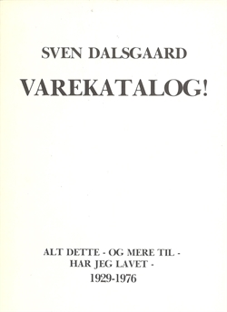 Sven Dalsgaard - Varekatalog! 
